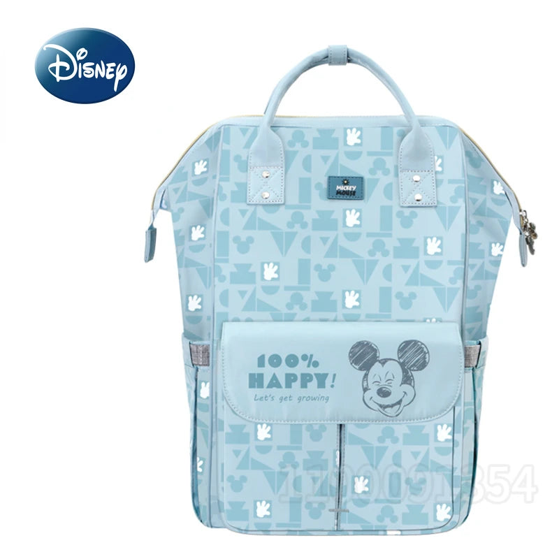 Disney Mickey's New Diaper Bag Backpack Cartoon Cute Baby Bag Multifunctional Baby Diaper Bag Luxury Brand Original Backpack