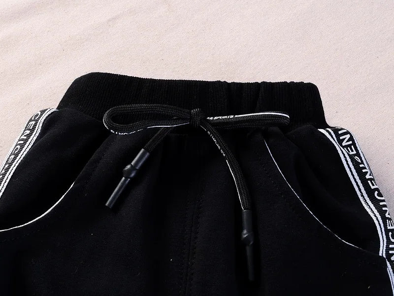 New Spring Autumn Cotton Boys Clothes Outfit Kids Baby Sports Hooded Tops Pants 2pcs Sets Fashion Children Casual Tracksuits