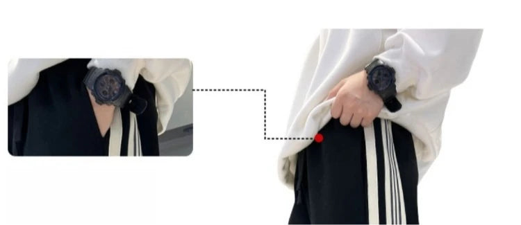 2025 New Release Boys' Wide-Leg Pants - Breathable Sporty Straight Leg for Boys 120-170cm, Spring Autumn Streetwear Casual Wear