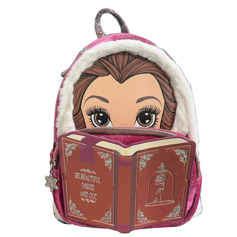 Loungefly Disney Princess Series Manga Style Animated Collage Collection Mini Backpack