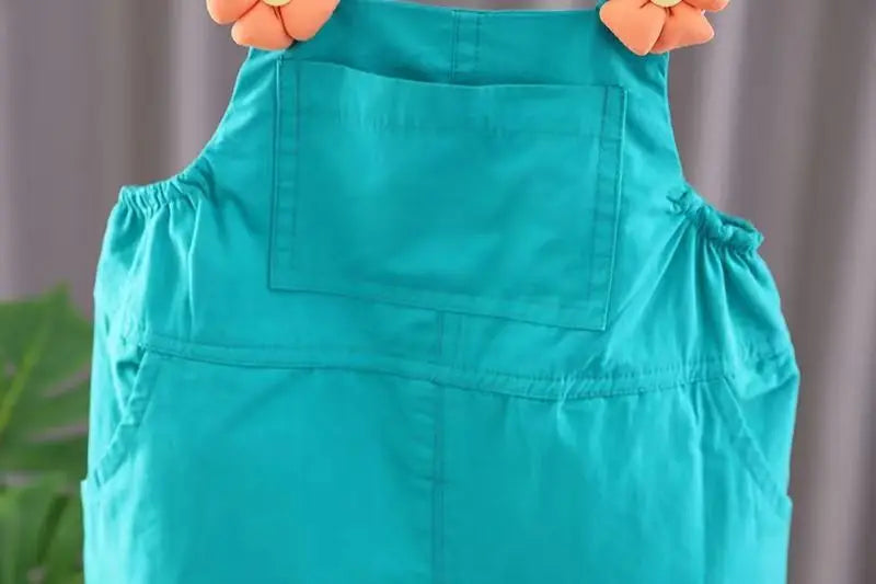 New Summer Baby Clothes Suit Children Girls Cute Short Sleeved T-Shirt Overalls 2Pcs/Sets Toddler Casual Costume Kids Tracksuits