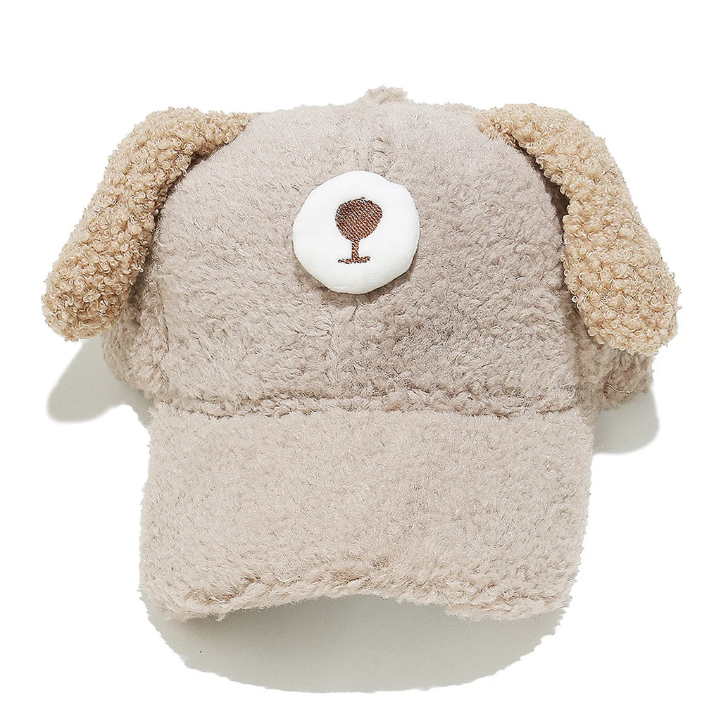 Cozy Knit Beanie Hat for Women Girls Warm Winter Pom Pom Cap with Faux Fur Lining and Cute Cat Ears Embellishment