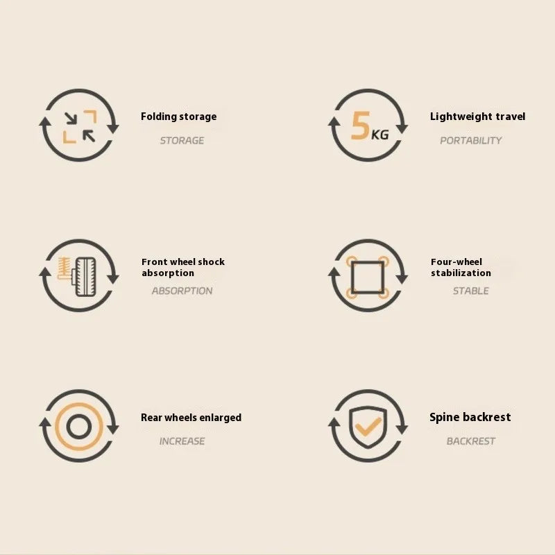 Baby Stroller Foldable Travel Umbrella Cart Lightweight & Compact Reclining Pocket Stroller with Music & Light Canopy for Babies