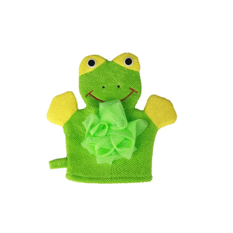 Cute Animal Bathing Gloves Kids Sponges for Bathing Loofah Gloves Shower Kids Body Scrub Hand Puppet Bath Wash Mitt Towel