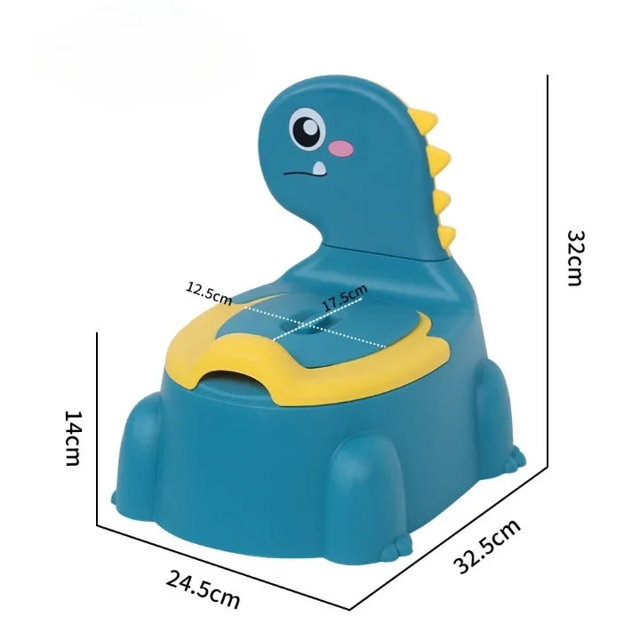 Kids Portable Potty Training Toilet, Cartoon Potty Training Seat, Toddler Potty Chair for Baby Boys and Girls, Non-Slip, PP