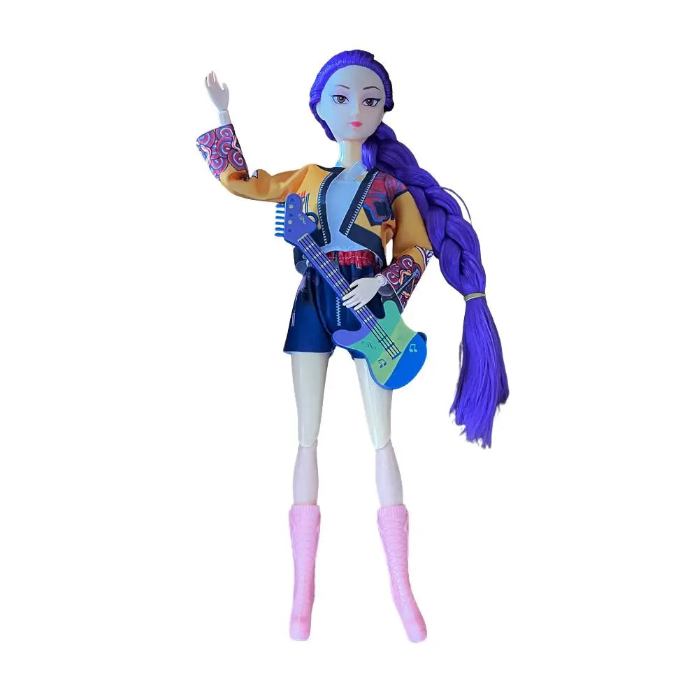 @@HOT Doll Toys Kpop Demon Hunters Action Figure Toy Rumi Mira Zoey Beautiful Princess Baby Girl Dolls Plastic DIY Toy for Girls