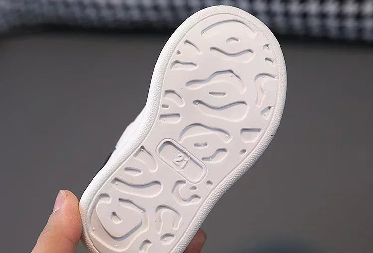 1-6 Years Old Children Autumn Sports Shoes Cat Paw Baby Girl Small White Shoes Casual Children Skate