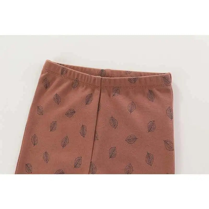 Kiddiezoom 5 Pcs Cute Fashion Baby Boy Girl Pants 0-12Months Cotton Soft Newborn Leggings