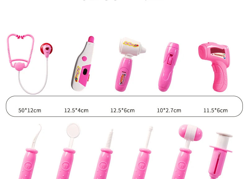 Children Doctor Play Set Simulation Nurse Toy Doctor Accessories for Kids Home Play Toys Doctor Set Toy Gift for Kids Boys Girls