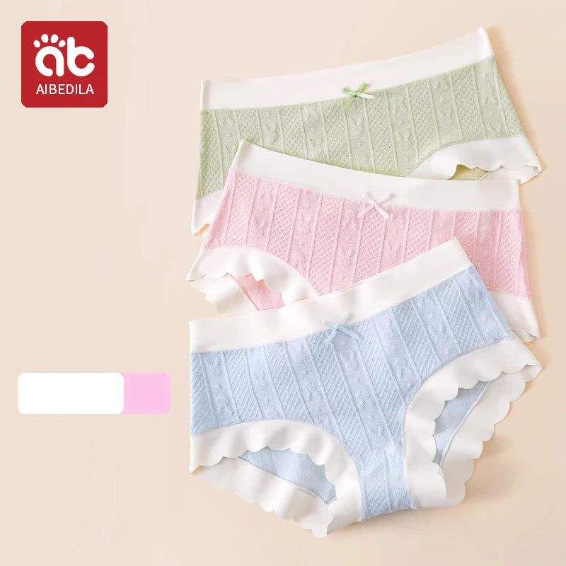 AIBEDILA Baby Girls Panties Cotton Soft Cartoon Child Underwear for Girls Kids jacquard Breathable Teen Children's Briefs