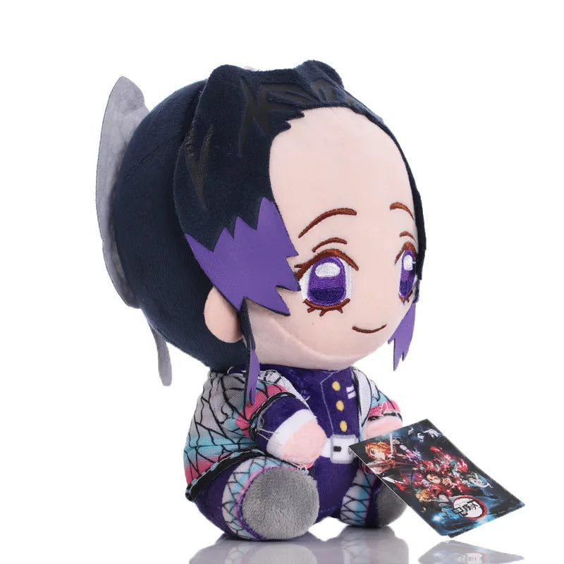 20-25cm Demon Slayer Plush Stuffed Tsugikuni Yoriichi Kokushibou Akaza Kamado Tanjirou Anime Figure Plush Toy Doll Birthday Gift
