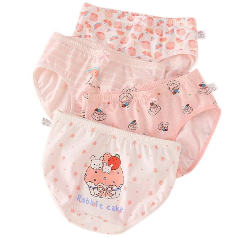 Girl A Cotton Briefs Boxers Breathable Underpants Girl Quality Panties Size 90-165 Healthy Briefs Kids Comfortable Soft Boxers