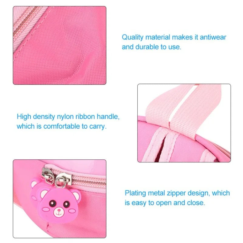 Cartoon Schoolbag for Boys & Girls Kindergarten Kids Baby Backpack Waterproof Lightweight Animals Toddler Backpack Hard & Plush