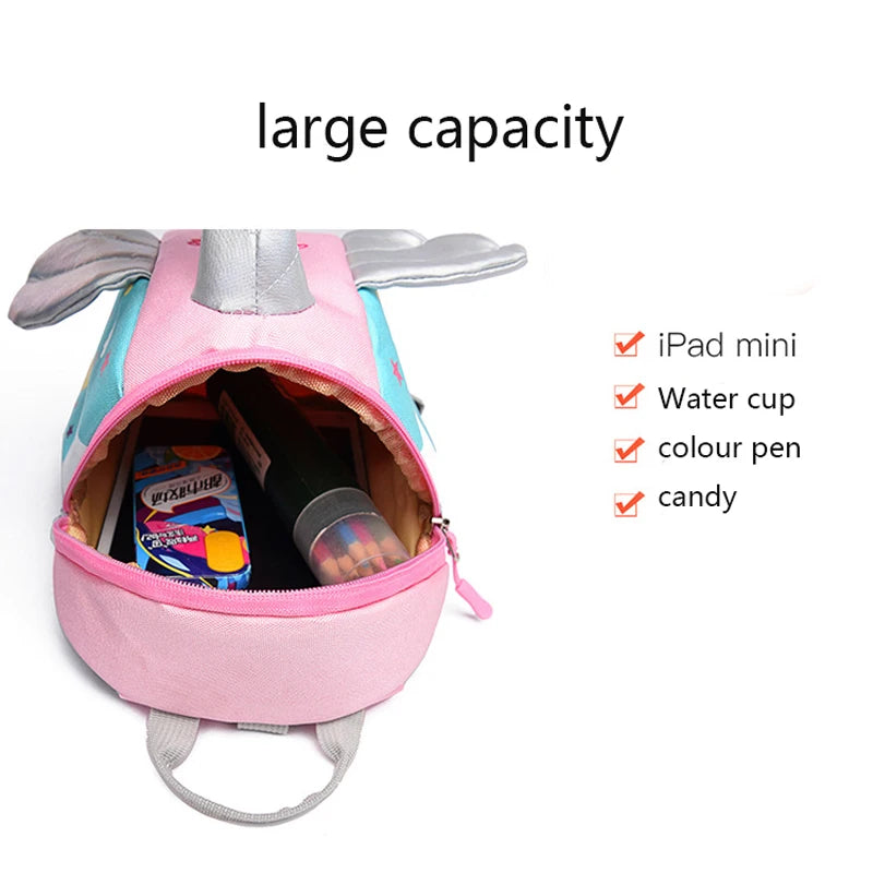 Toddler Harness Backpack Leash,Cartoon Angel Unicorn Baby Harness Backpack 1-5Year Boy Girl Babies with Anti Lost Bag Cute Wing