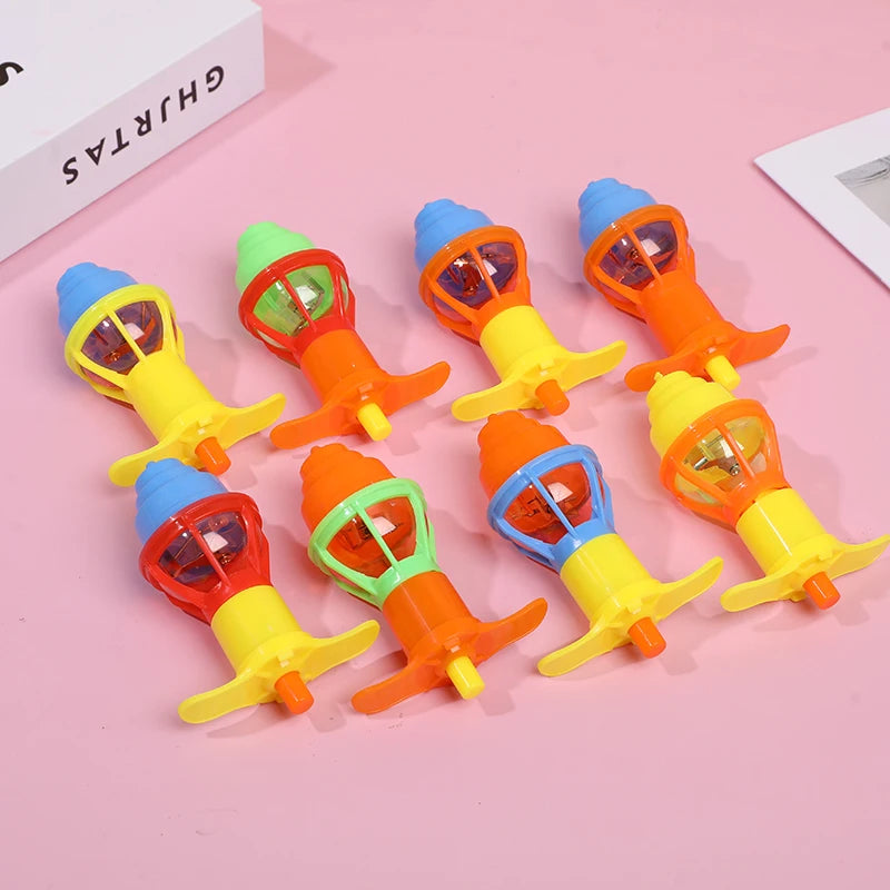 5/10/20pcs LED Light Up Spinning Tops Glow Rotating Gyro Kids Birthday Party Favors Pinata Filler Toys Boy Girl Christmas Gifts