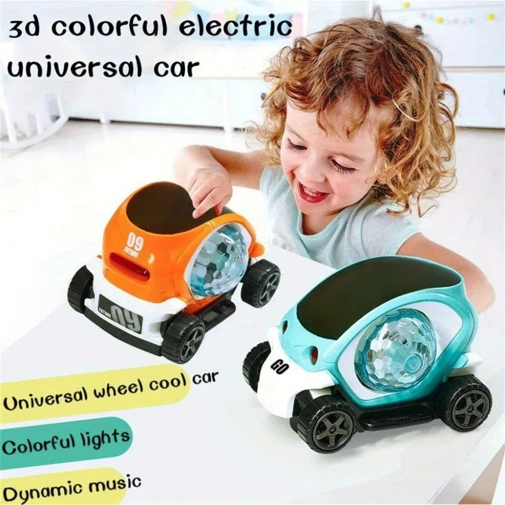 Rotating Car Vehicle Toy 360° Flips with Lights Music Automatic Electric Car Toys for Toddlers Boys Girls Birthday Gift for Kids