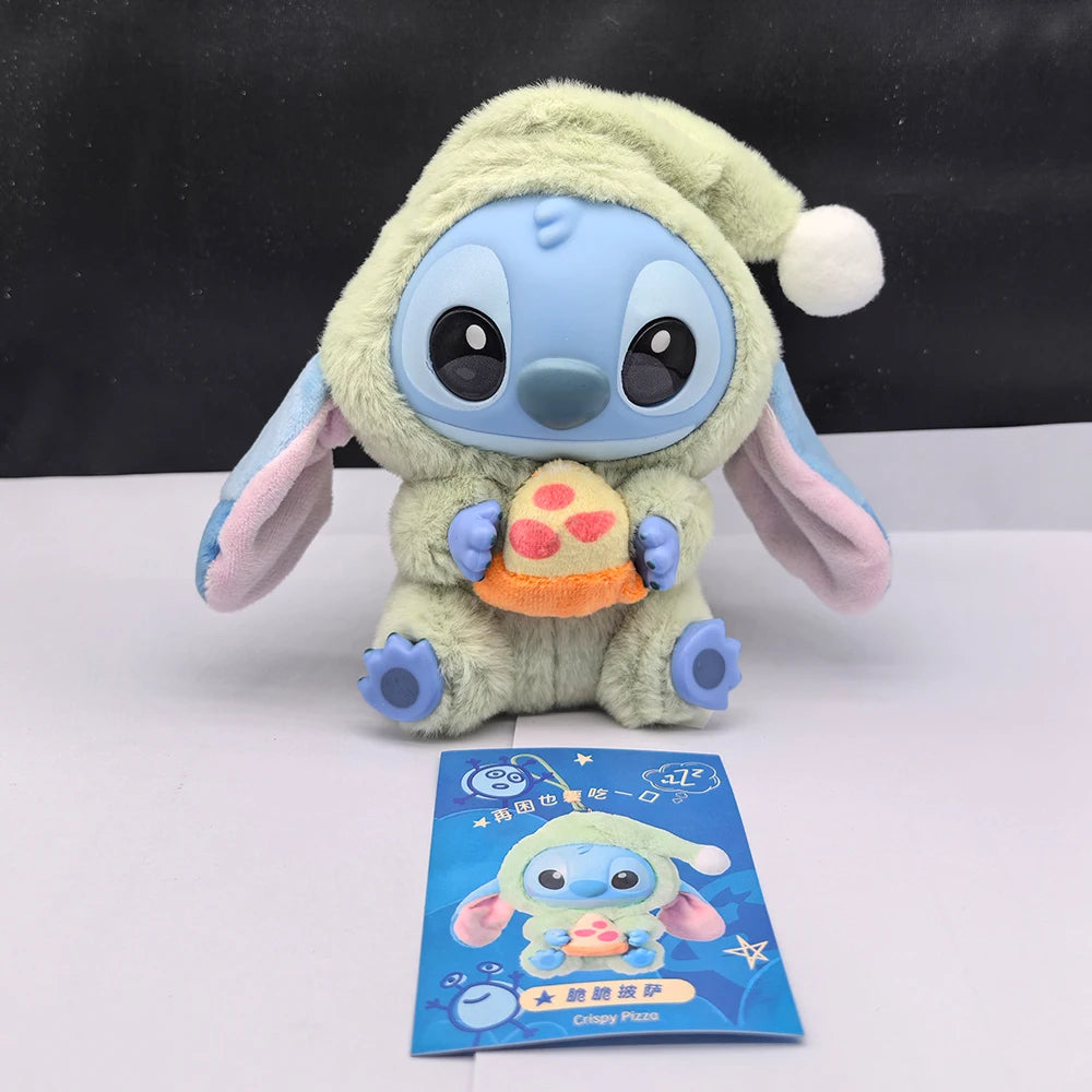 2025hot Stitch Eat Something Before Sleep Series Blind Box Plush Vinyl Toys Cute Doll Labu V3 Mystery Box Bag Pendant Decor Gift
