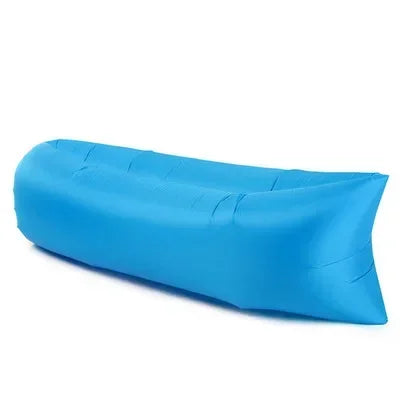 Inflatable Lounger Air Couch for Beach Chair Camping Chairs with Travel Bag & Pockets Portable Outdoor Camping Accessories