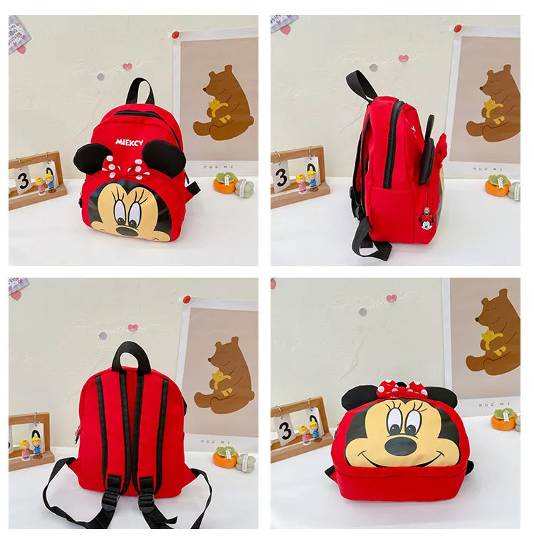 Disney Mickey and Minnie New Children's Backpack Cartoon Cute Boys and Girls Schoolbag Mini Fashion Trend Children's Backpack