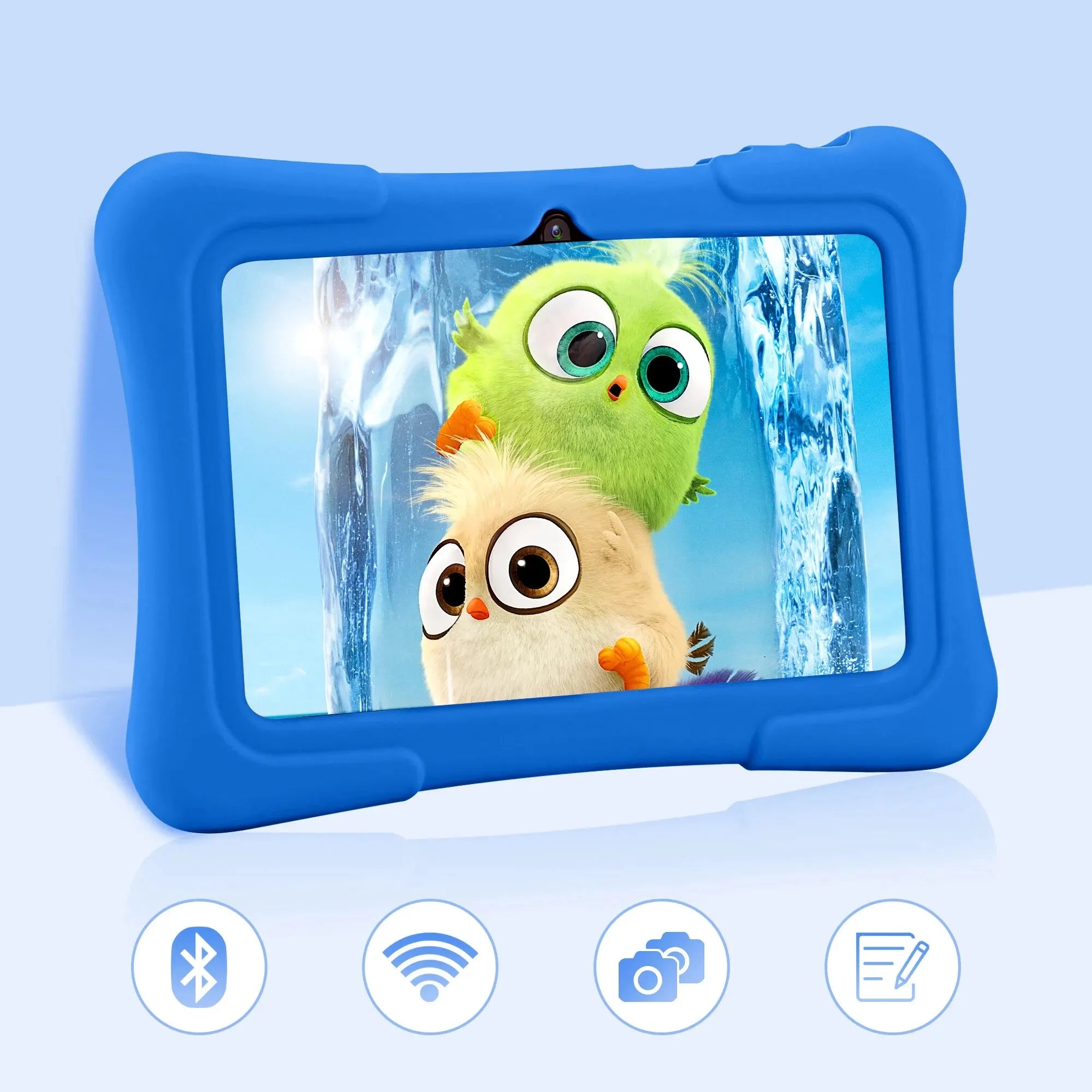 PRITOM 7 Inch Kids Tablet Quad Core Android 13 32GB WiFi Bluetooth Educational Software Installed
