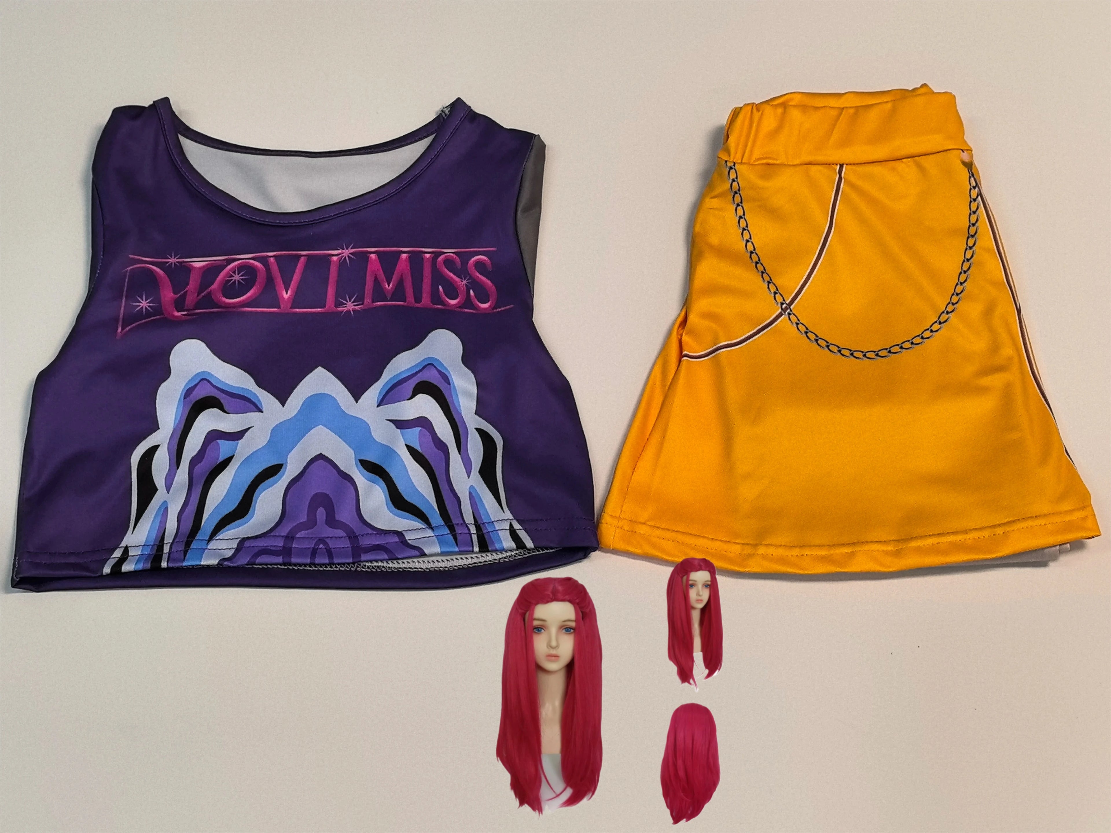 KPop Demon Hunters Rumi Mira Zoey Role Playing Costumes For Childrens Performances Halloween Costumes