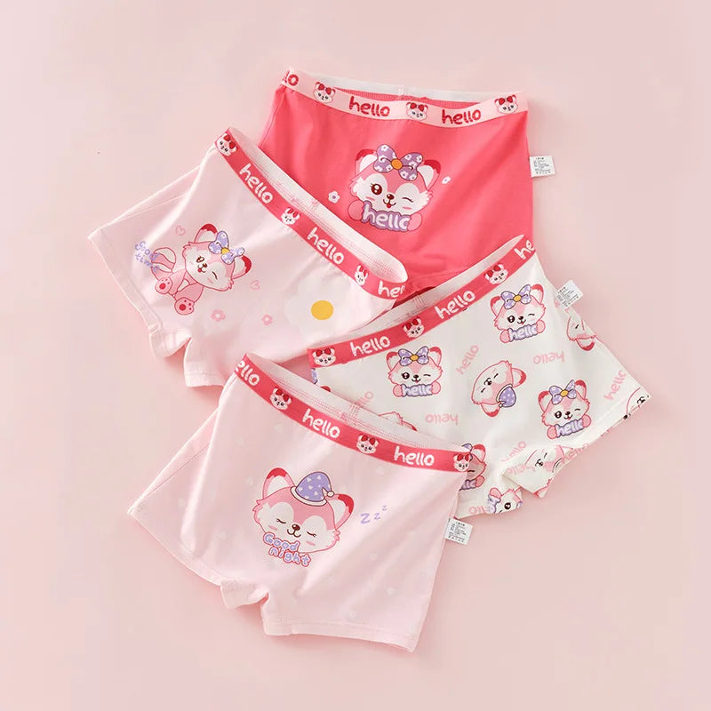 Girl A Cotton Briefs Boxers Breathable Underpants Girl Quality Panties Size 90-165 Healthy Briefs Kids Comfortable Soft Boxers