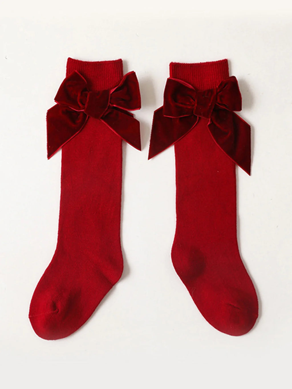 6 Pairs Baby Girls Socks with Lint Bowknot Decoration, Soft Anti-Slip Toddler Princess Stockings for 6-72 Months Infant Daily Life