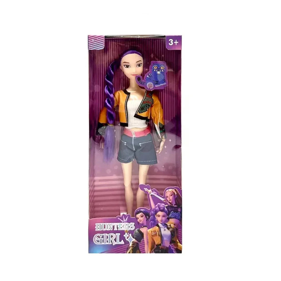 HOT Kpop Demon Hunters Action Figure Toy Derpys Tiger Rumi Mira Zoey Sussy Figurine Doll For Fans Christmas gifts ﻿