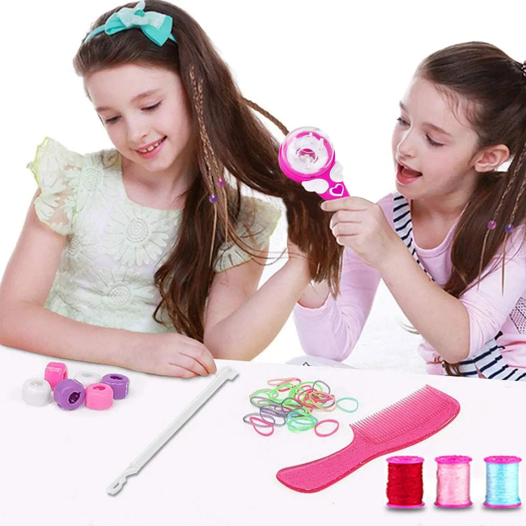 Automatic Hair Braid Kits Tool Girls Hair Twist Machine Electric Beauty DIY Play Toys Kid Headwear Hair Accessories Gift