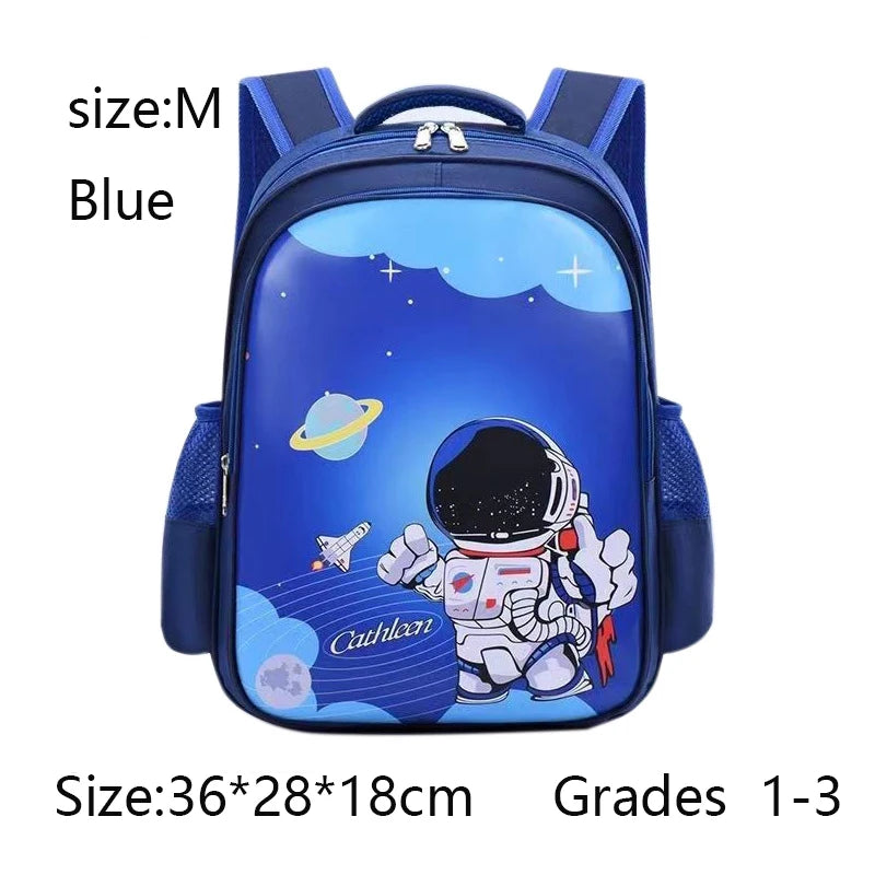 Children Backpack Cute Star Astronaut Kid School Bag Backpack Boy Student Teenagers Waterproof Baby Kindergarten Primary Bookbag
