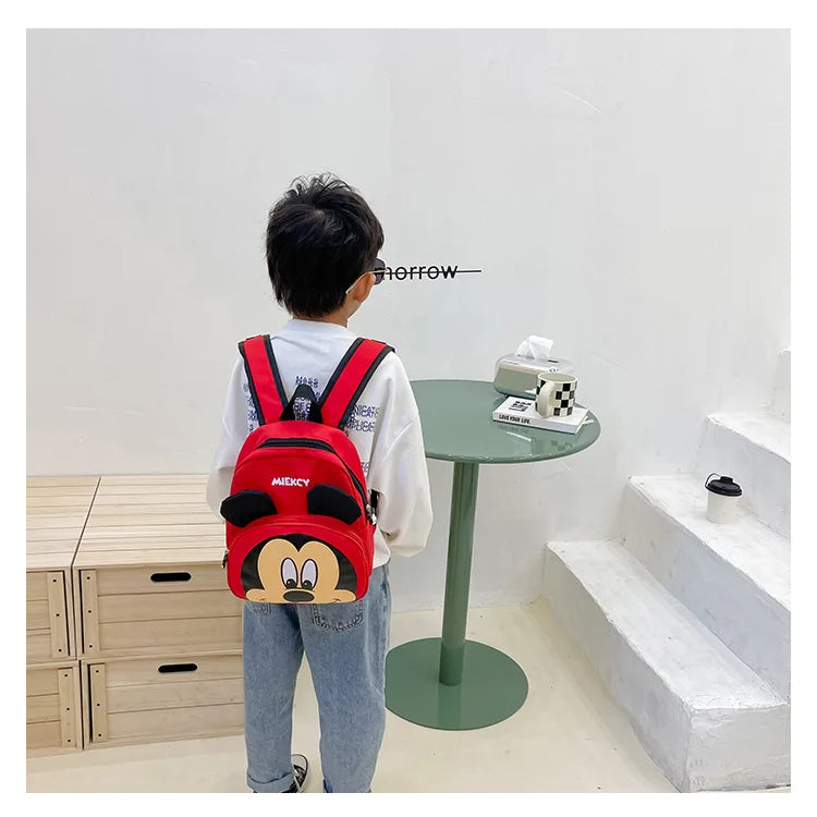 Disney Mickey and Minnie New Children's Backpack Cartoon Cute Boys and Girls Schoolbag Mini Fashion Trend Children's Backpack