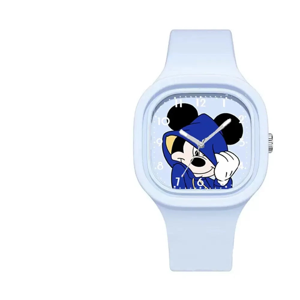 New Mickey Minnie Mouse Children Watches Kids Boy Girl Cute Anime Cartoon Primary  School Student Fashion Watch Birthday Gift