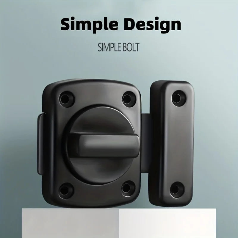 Gate Latch Slide Bolt Latches Lock, Safety Double Sided Gate Hardware