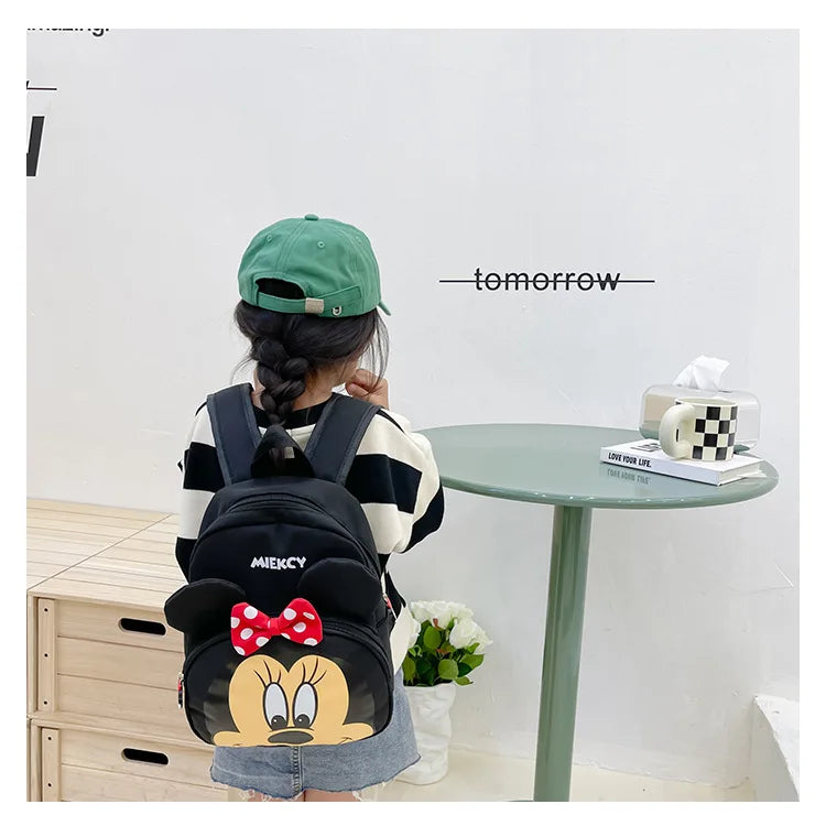 Disney Mickey and Minnie New Children's Backpack Cartoon Cute Boys and Girls Schoolbag Mini Fashion Trend Children's Backpack