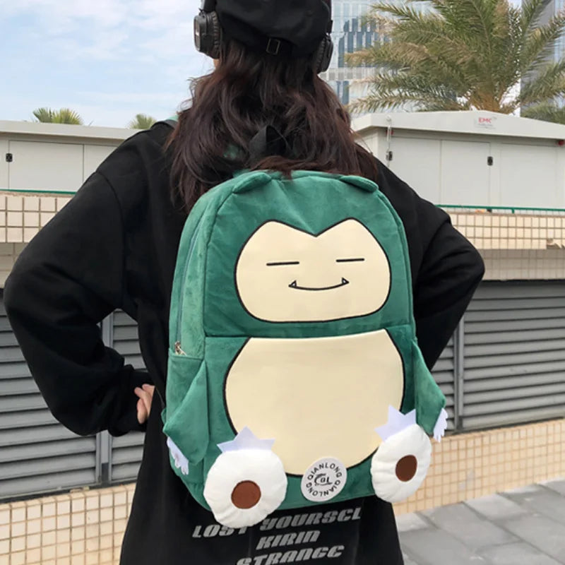 MINISO Switch Pokémon Cappy Beast Plush Backpack Couple Bag Large Capacity Backpack Gift Storage Toys Anime Accessories
