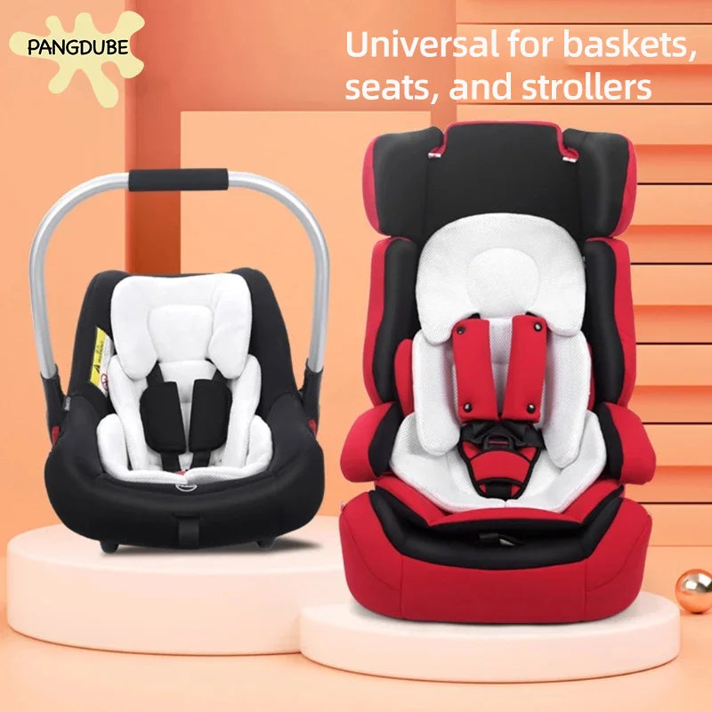 PANGDUBE Universal Stroller Seat Cushion Double Sided Baby Car Seat Pad High Chair Mat Waterproof Soft Stroller Accessories