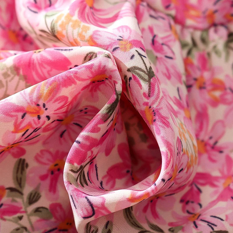 Summer New Floral Baby Girl Dress, Sweet Rose Red Bow Children'S Clothing With Free Hat For Babies Aged 9 Months To 3 Years