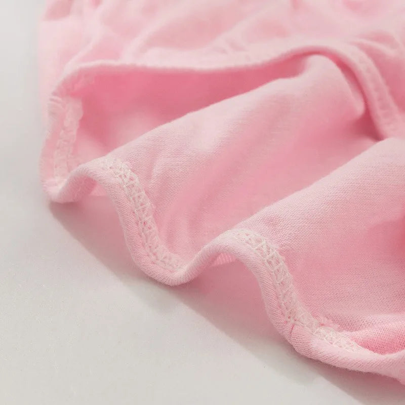 4Pcs/Set Little Girls' Cotton Panties Baby Toddler Soft Underwear softness Cute Pattern Kids Briefs Multipack