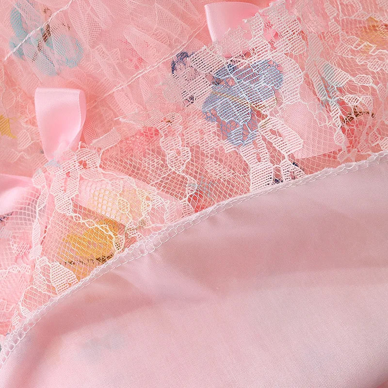 Summer New Floral Baby Girl Dress, Princess Style Children'S Short Sleeved Clothes