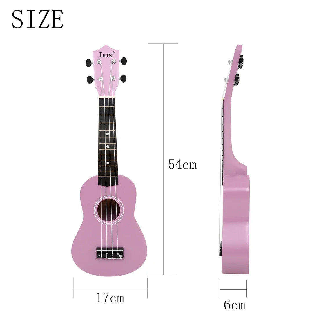 Pink Ukulele 21 Inch Beginner Ukulele Basswood Mini Guitarra 4 Strings Ukulele Guitar Musical Instrument Girl Gifts