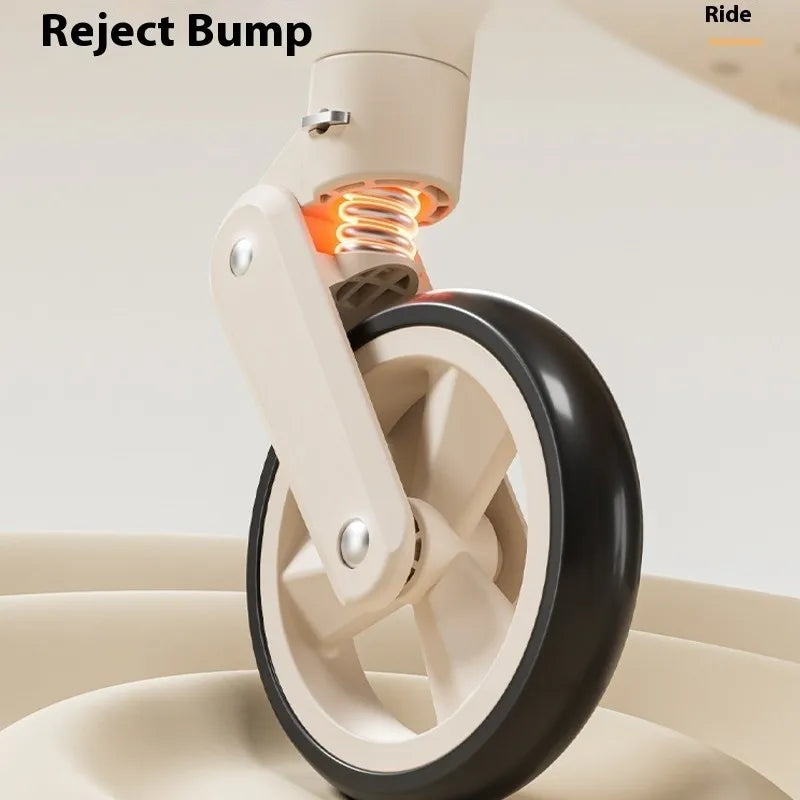 Baby Stroller Foldable Travel Umbrella Cart Lightweight & Compact Reclining Pocket Stroller with Music & Light Canopy for Babies