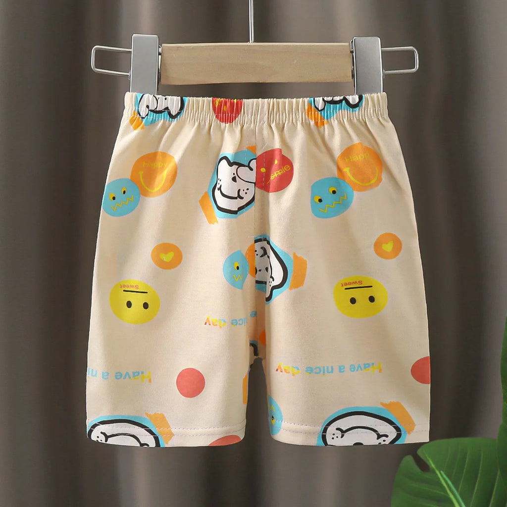 3pcs Pure Cotton Summer Kids Shorts Girl Cartoon Cute Short Baby Casual Pant Children Short Pant Boy Sport Clothing Outwear