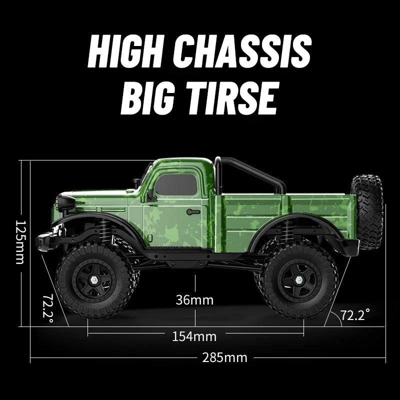 JHD For C8813 1:18 Full Scale RC Simulation Jeep Model 2.4G 4WD RC Car Motor Climbing Off-Road Model JJRC C8813 Car Toys