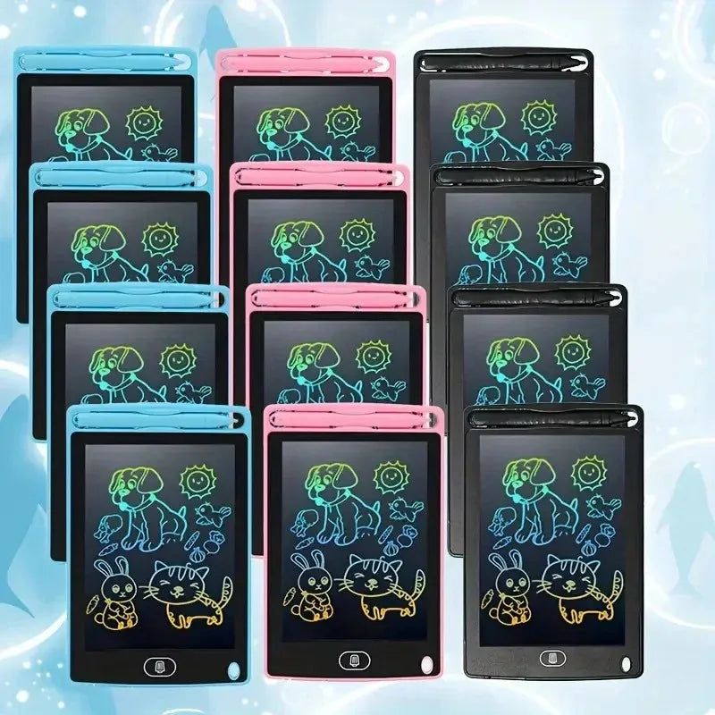 LCD Writing Tablet for Kids, Reusable Magic Drawing Board, Graffiti Sketchpad & Handwriting Blackboard, Eco-Friendly Educational