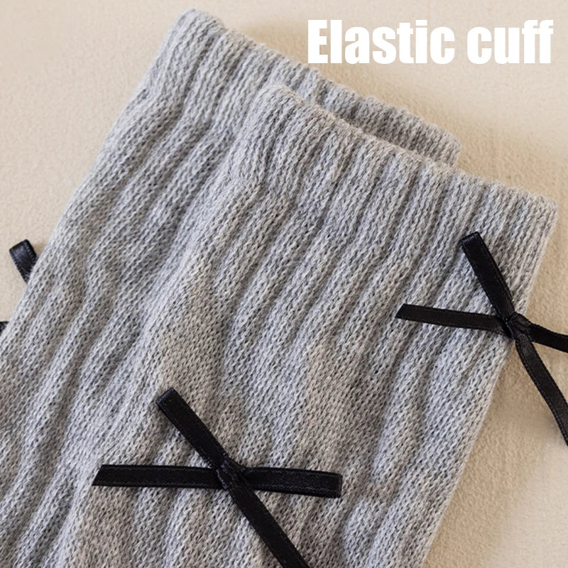 4 Pairs Long Girl Socks New School Style Student Socks For Girls Children'S Socks Solid Color Kids Stocking For Girls