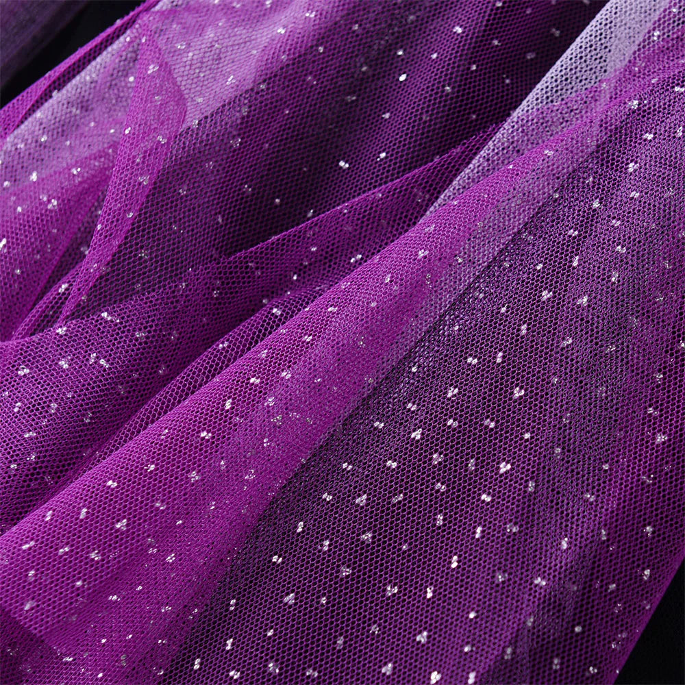 VIKITA Kids Halloween Holiday Cosplay Costumes Girls Spider Skull Print Flare Sleeve Autumn Winter Princess Mesh Tutu Dresses