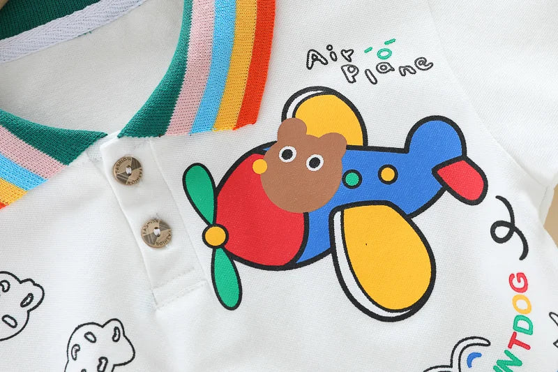 New Summer Baby Girls Clothes Suit Children Boys Fashion T-Shirt Shorts 2Pcs/Sets Toddler Casual Cotton Costume Kids Tracksuits