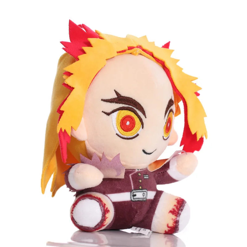 20-25cm Demon Slayer Plush Stuffed Tsugikuni Yoriichi Kokushibou Akaza Kamado Tanjirou Anime Figure Plush Toy Doll Birthday Gift