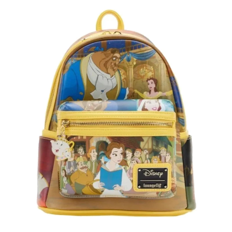 Loungefly Disney Princess Series Manga Style Animated Collage Collection Mini Backpack