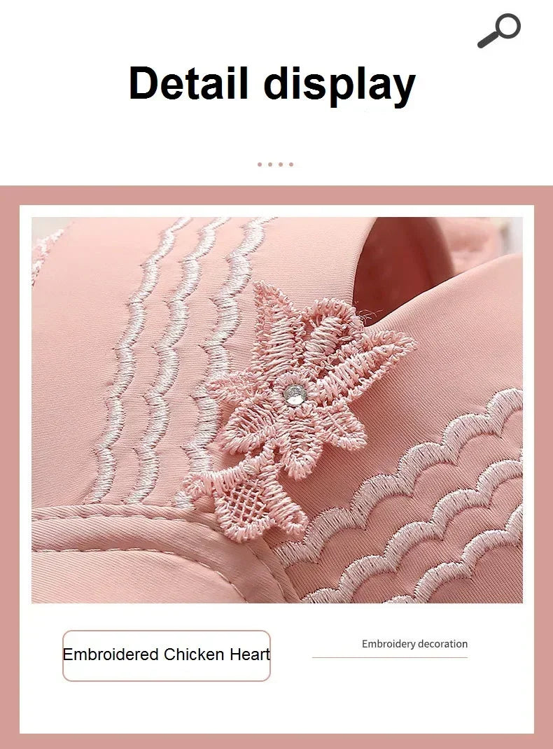 High-grade Women Bra Mom Brassiere Sexy Push Up Brassiere Large Size Thin Cup Without Steel Ring Female Bra Women Underwear